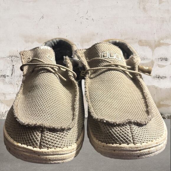 HEYDUDE Men’s Wally Stretch Sox Slip-On Loafer in Sand Size 9 - Picture 2 of 7